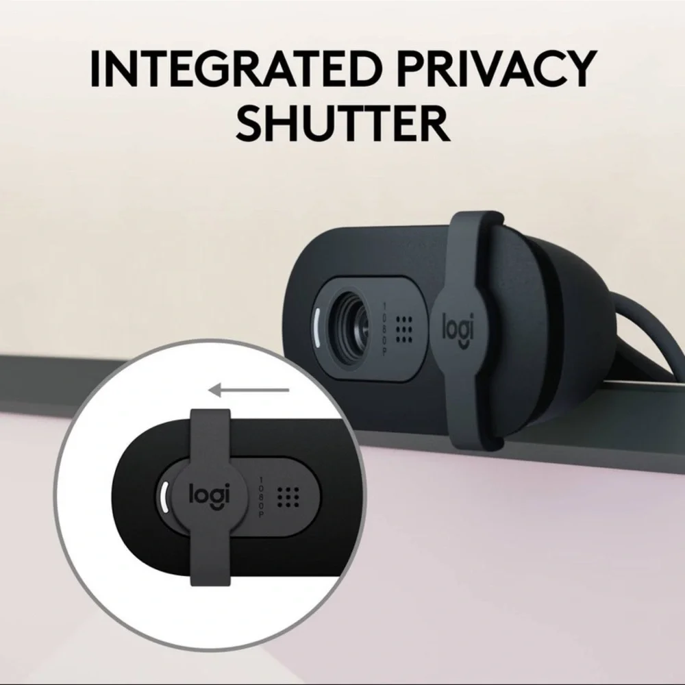 *Brand New* Logitech Brio 100 Webcam 1080p